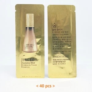 SU:M37 Summa Elixir 8-Miracle Power Essence 1ml x 40pcs Anti-Aging K-Beauty