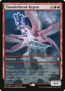 Thunderbreak Regent - Foil Promo Dragons of Tarkir MP MTG - Picture 1 of 1