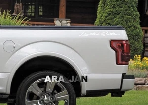 Limited Edition Truck Vinyl Decal sticker sport racing logo Pickup bed WHITE - Foto 1 di 1