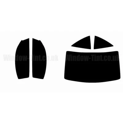 Kit de tinte para coche convertible de 2 puertas 2001-06 ventana precorte completo - Imagen 1 de 4