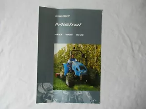 Landini Mistral 40 45 50 tractor brochure - Picture 1 of 3