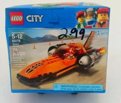 LEGO City 60178 Speed Record Car  Retired  Sealed  - Image 1 of 4