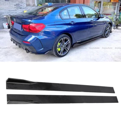For BMW 525i 530i 535i 540i 550i Series 86.6" Side Skirt Extension Rocker Panel  - Image 1 of 4