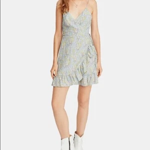 Free People All My Love Wrap Dress Pop Combo Size M or L - Picture 1 of 2