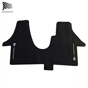 VW TRANSPORTER T6 FRONT (3 SEATS) RUBBER FLOOR MATS (2015 ONWARDS) 534 - Picture 1 of 24