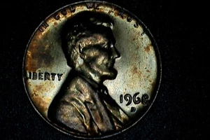 RARE 1968 D Lincoln Penny with Error on Rim . - Picture 1 of 6
