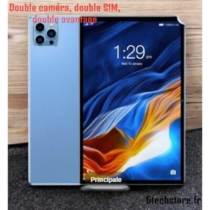 Tablette double caméra 10.1" Octa Core/ 3G BDF, Google Play - Photo 1/10
