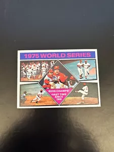 1976 TOPPS BASEBALL #462 1975 WORLD SERIES REDS CHAMPS!! SPEDIZIONE 1€!! - Foto 1 di 2