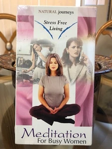 Meditation For Busy Women (VHS) Stress Free Living Natural Journeys  - Bild 1 von 7