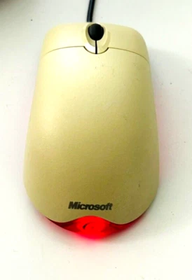 Vintage Microsoft PS/2 Wheels Mouse Optical USB X08-71118 Tested - Image 1 of 4