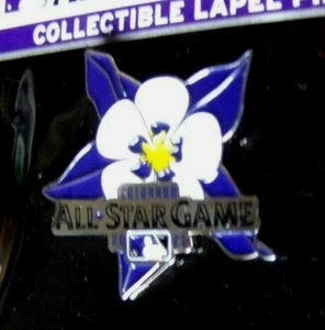 2021 AS All-Star Game logo pin Columbine flower Colorado Rockies at Coors Field - Picture 1 of 5