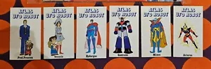 LOTTO 6 ADESIVI STICKER GOLDRAKE ATLAS UFO ROBOT EDIERRE ANNI 80 - Foto 1 di 1