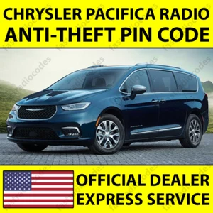✅CHRYSLER PACIFICA CAR RADIO ANTI-THEFT UNLOCKING PIN CODE FOR ALL MODELS✅ - Picture 1 of 12