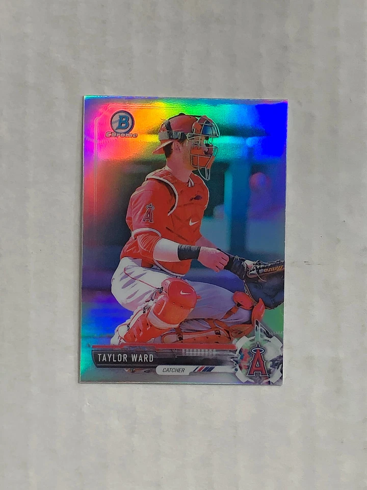 🔥🔥TAYLOR WARD 2017 Bowman Chrome MINI REFRACTOR SP RC #BCP96! ORIOLES - Image 1 of 1