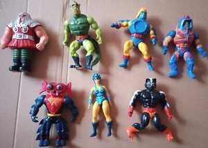 MOTU Masters Of The Universe Action Figure Lot Mattel VTG Whiplash Ram Man - Picture 1 of 12