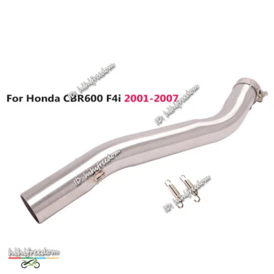 Tubulação deslizante link médio 51 mm escape motocicleta 2001-2007 para Honda CBR600 F4i - Imagem 1 de 4