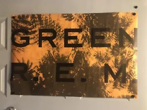 R.E.M. Poster: Grün 1988 Original Warner Bros. Store Promo-Artikel, Horizont. (#2) - Bild 1 von 2