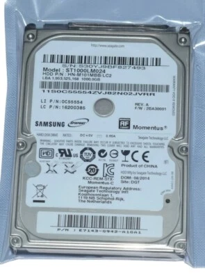 Samsung ST1000LM024 1TB 5400RPM SATAII 2.5" HDD Laptop Hard drive - Image 1 of 4