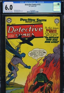 DETECTIVE COMICS #172 - CGC-6.0, OW-W - Batman - Edad de Oro  - Imagen 1 de 3