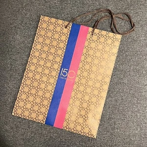 Bloomingdale's Brown Shopping Bag 150th Anniversary Limited Edition 16”x13”x6” - Picture 1 of 2