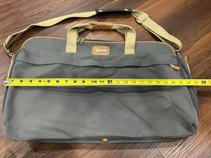 Vintage Samsonite Canberra Suit Case Garment Duffle Bag Folding Straps - Picture 1 of 20