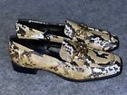 ZARA Shoes Flats US 9 ANIMAL PRINT LEATHER‎ LOAFERS