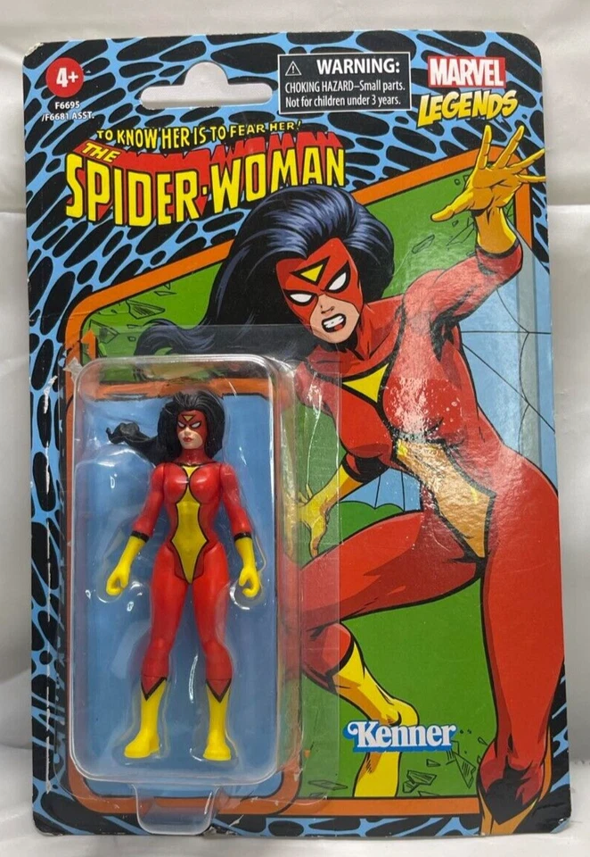 Marvel Legends Retro 3.75" Collection Spider Woman Kenner Action Figure F6695