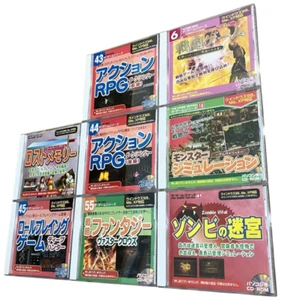 Japan Retro RPG Simulation action Games CD-ROM Win 98 XP Me #Daiso# game 8sets - Picture 1 of 12