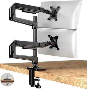Dual Monitor Mount, Holds 17-40" Screens up to 40 Inches and 25 lbs, - Picture 1 of 7