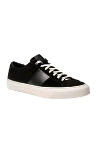 Good Man Brand Legacy Lo Top Midtown Sneakers Black Suede Vachetta Men's 14 - Picture 1 of 7