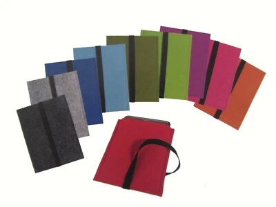 Gecko Covers tolino shine Filztasche schwarz eBook Reader Filz Hülle vision2 - Bild 1 von 4