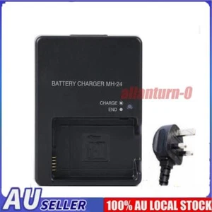 Mains Wall Battery Charger MH-24 for Nikon D3100 D3200 D5100 D5200 D5300 D5500^ - Picture 1 of 8