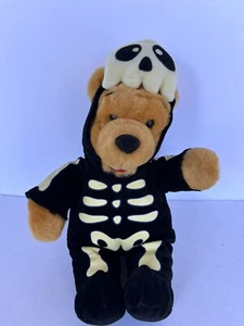 Disney Store Winnie the Pooh Raro Costume Halloween Scheletro Pooh Peluche Imbottito - Foto 1 di 17