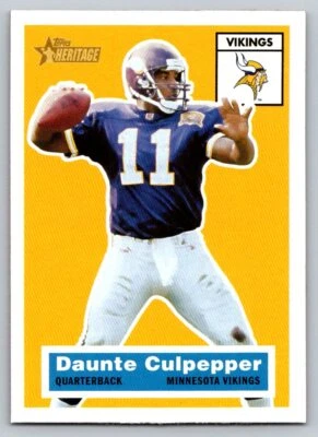 2001 Topps Heritage #23 Daunte Culpepper Minnesota Vikings - Image 1 of 2