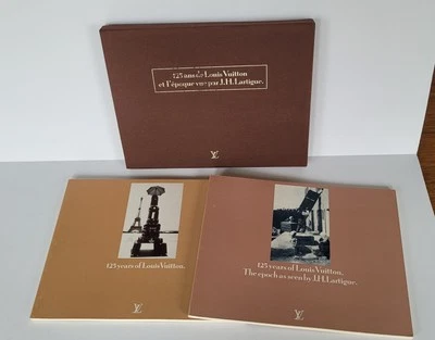 Louis Vuitton 125 Years Book Set by J.H. Lartigue –1980 Gift Edition w/case RARE - Image 1 of 4