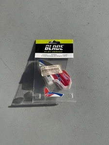 BLADE BLH3518 = COMPLETE RED CANOPY WITH VERTICAL FIN: mCP X (NEW) - Picture 1 of 1