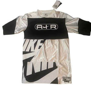 Maglia Nike Air Logo Nero/Bianco/XS Oversize - Foto 1 di 4