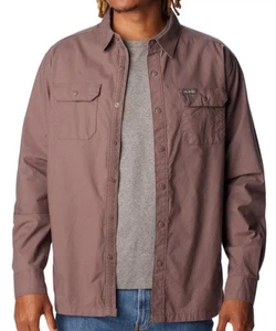 NUEVA Camisa Columbia AM6702-263 Basalto Landroamer Forrada Botón a Presión LS Para Hombre S - Imagen 1 de 2