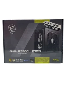 MSI mag A750GL PCIE5 750W Modulares ATX Netzteil Schwarz - Bild 1 von 4