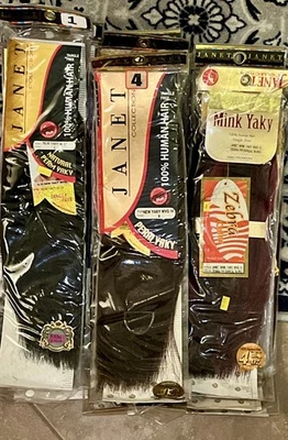 Janet Collection Human Hair 17 Packages All New - Image 1 of 3
