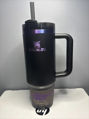 LIMITED EDITION BLACK CHROMA STANLEY 30 Oz Quencher H2.0 Tumbler NWT - Image 1 of 3