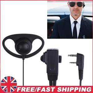 Écouteur 2 Broches Écouteur Casque Forme D pour Baofeng Kenwood Puxing TYT Radio - Photo 1/11