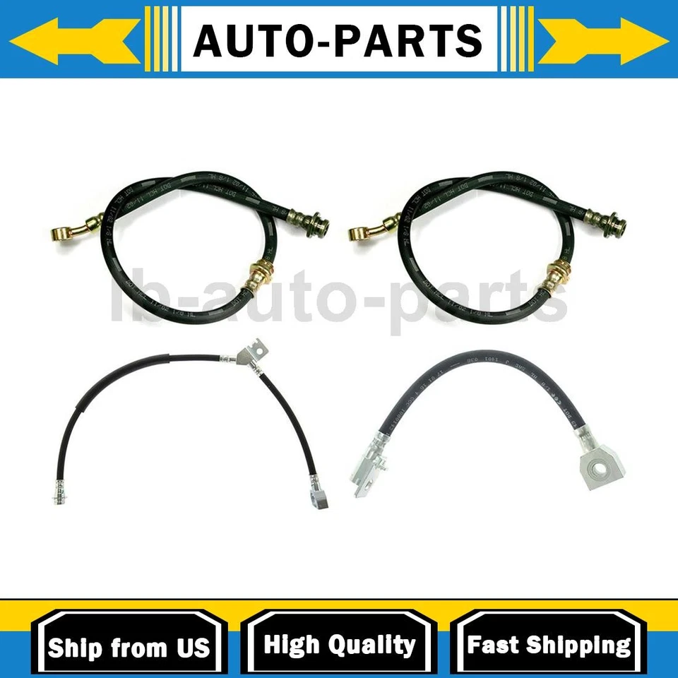4 piezas centradas en manguera de línea de freno delantero trasero para Ford Explorer 1996-2001 Foto 1 de 4
