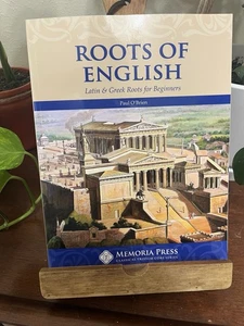 Roots of English (Memoria Press) Latin & Greek Roots For Beginners BRAND NEW - Picture 1 of 4