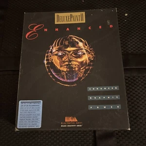 Deluxe Paint II Potencia Gráfica Mejorada por Electronic Arts Para IBM De Colección Raro - Imagen 1 de 9