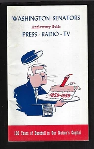 1959 Washington Senators Media Guide, Harmon Killebrew - EX++ - Bild 1 von 3