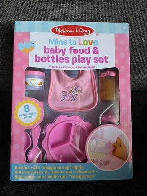 Melissa & Doug Mine to Love bebé comida y biberones juego nuevo Foto 1 de 2