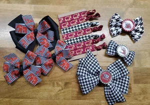 SALE! Alabama Bundle Alabama Hair Bows Alabama Bows Alabama Hair Ties 6 Bows - Picture 1 of 7