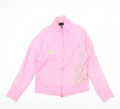 Chaqueta deportiva de algodón rosa Canterbury para mujer talla 10 cremallera completa Foto 1 de 4