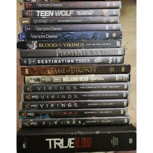 Fantasy Adventure Dvd Tv Shows Lot Game Of Thrones Vikings True Blood +++ - Picture 1 of 15